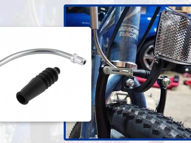 Kit pour freins en V avec tubes et élastiques