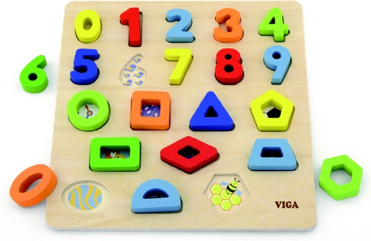 Apprentissage des chiffres et des formes de manière ludique