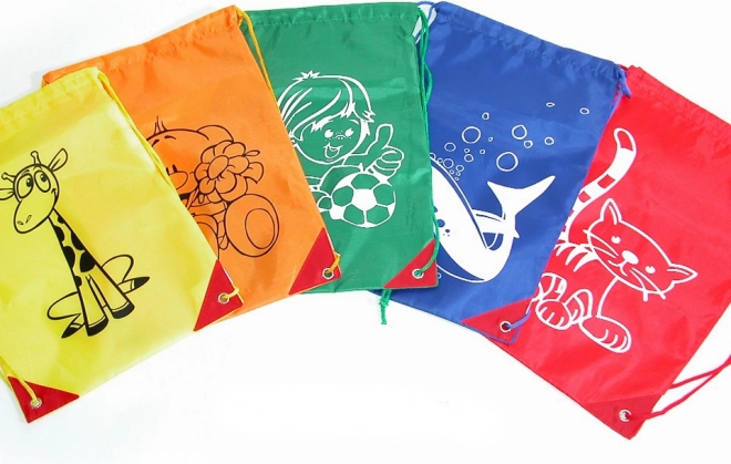 Sac pour chaussures d’intérieur 40 × 25,5 cm – couleurs assorties