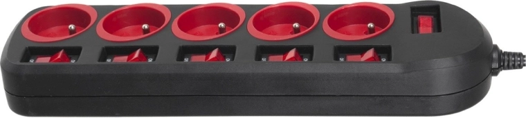 Interrupteurs individuels pour chaque prise