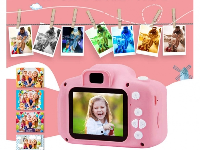 Appareil photo numérique pour enfants en forme de chat
