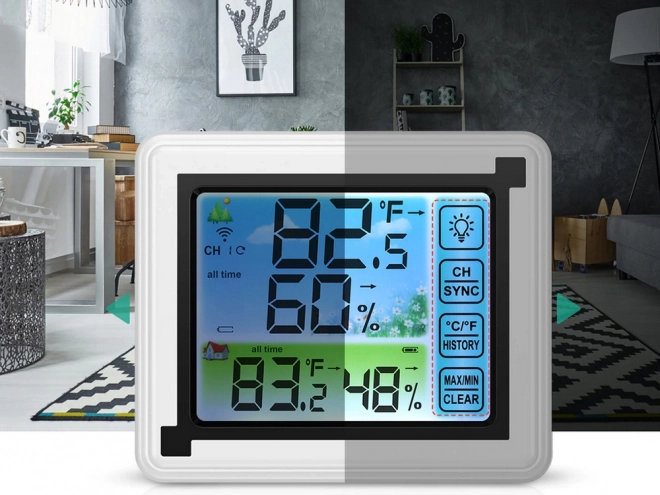 Station météo sans fil avec hygromètre