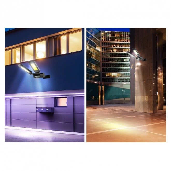 Lampadaire LED solaire avec capteur de mouvement et télécommande
