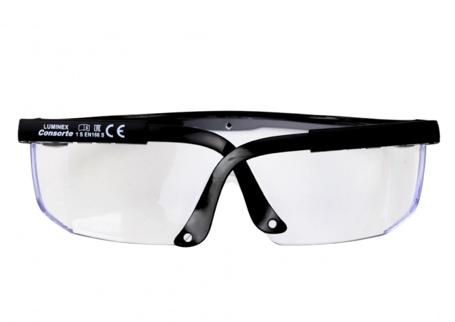 Lunettes de protection avec branches ajustables noires