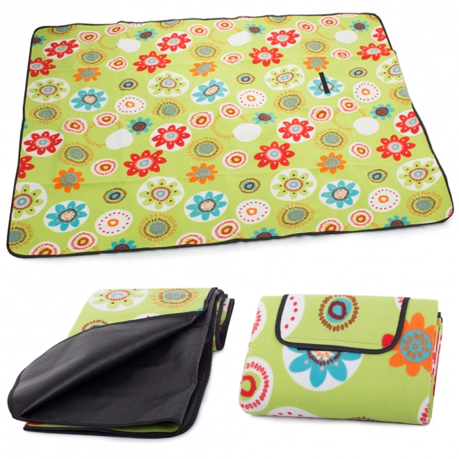 Couverture de pique-nique avec motif floral 150x200