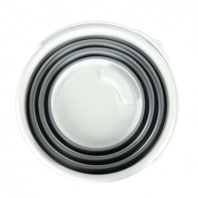 Seau pliable en silicone avec poignée 10 l