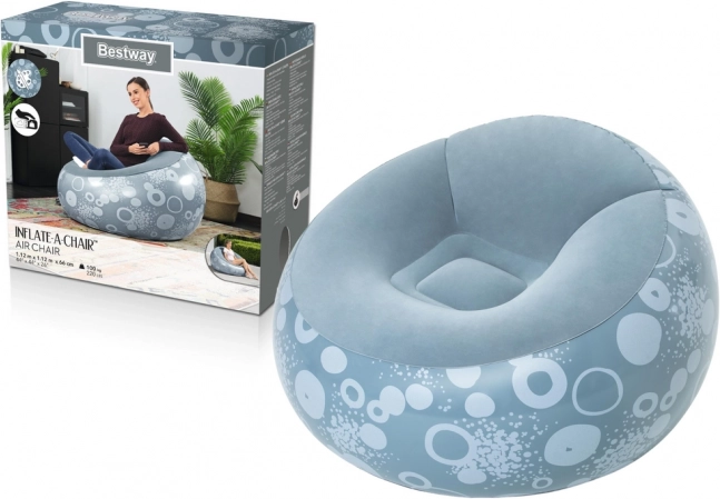 Fauteuil gonflable bleu Bestway