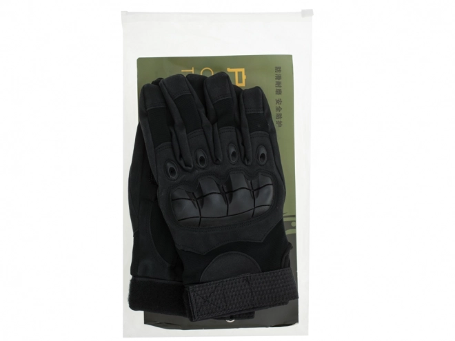 Gants militaires tactiques avec protection des articulations L noir