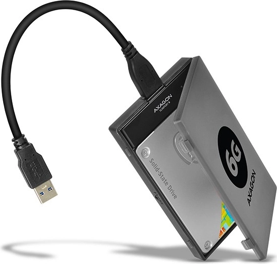 Adaptateur AXAGON SlimPort 6 USB 3.0 vers SATA 6G pour connexion rapide de SSD/HDD 2,5"
