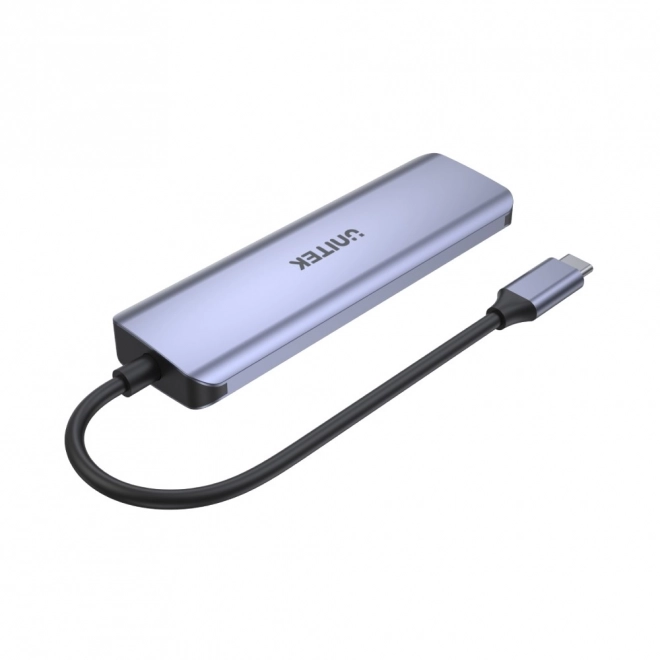 Hub USB-C 4en1 Unitek Gris Sidéral