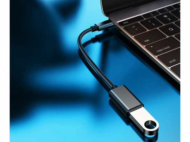 Adaptateur USB-C vers USB-A 3.0 OTG avec câble tressé