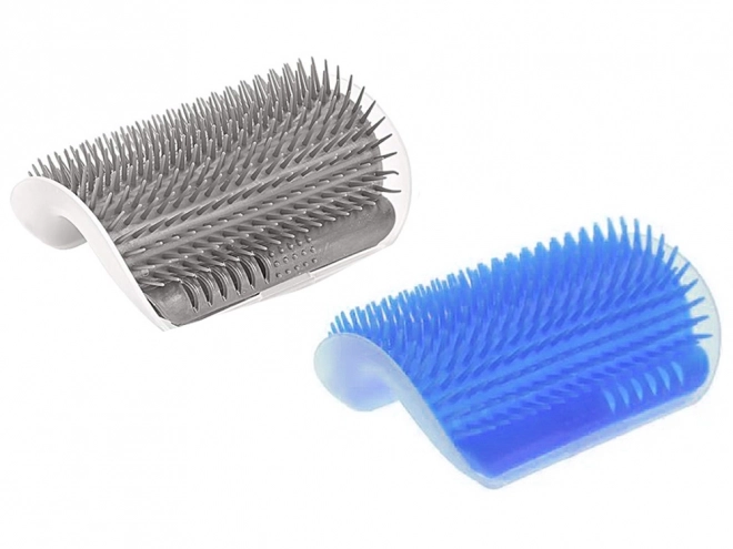 Brosse d'angle pour chats avec herbe à chat