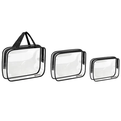 Trousse de toilette transparente 3en1 Soulima 21448
