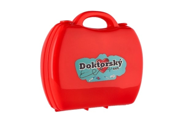 Ensemble médecin en plastique dans une valise en plastique sous blister 23x40x4cm