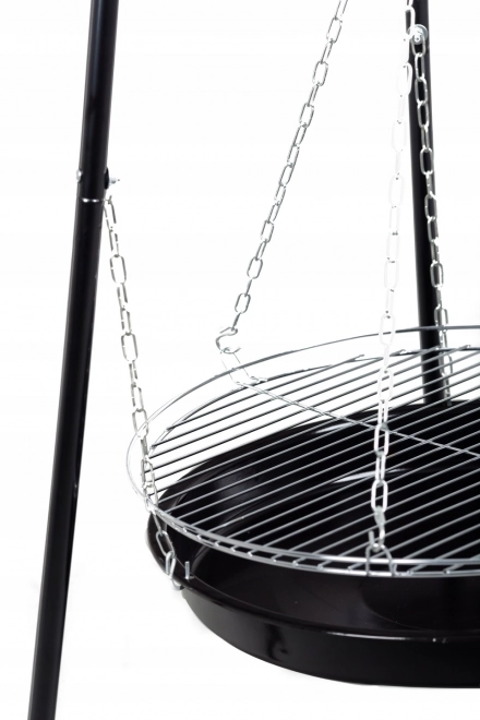 Gril de jardin Gril de cheminée de jardin avec grille sur trépied