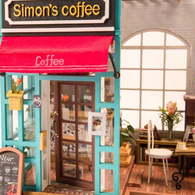Café de Šimon - Café Miniature DIY dans une Maison de Poupée