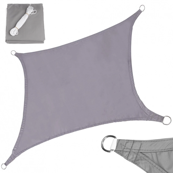 Bâche solaire de jardin grise 3x2m