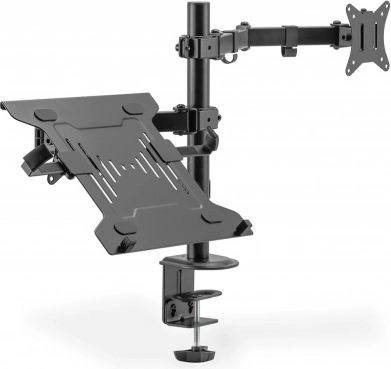 Support de table pour moniteur avec support pour ordinateur portable 1xLCD 32" 9 kg, 1xNotebook 15,4" 4 kg