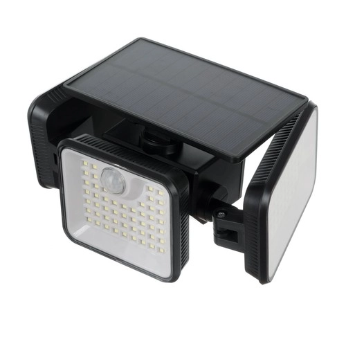 Lampe de jardin solaire 180 LED avec détecteur de mouvement et crépusculaire