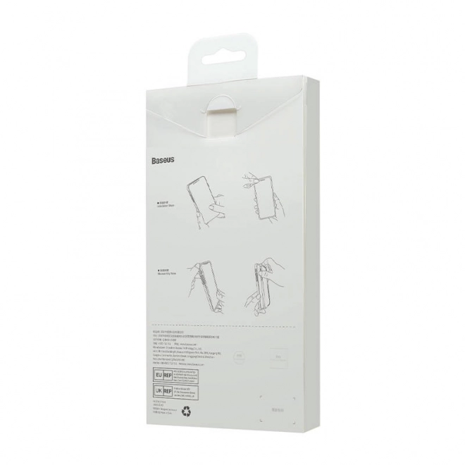 Étui en silicone Baseus pour iPhone 14 Pro avec verre trempé et kit de nettoyage