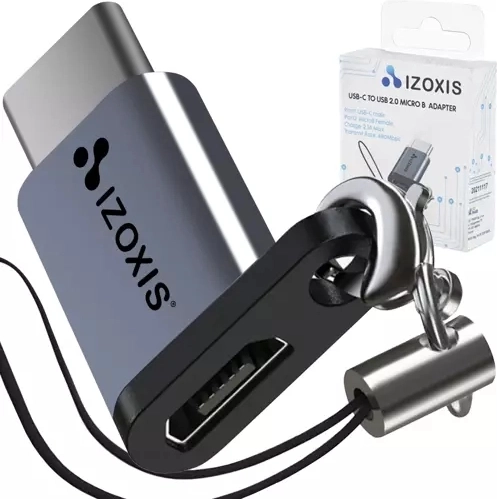 Adaptateur USB‑C vers Micro USB 2.0 avec dragonne