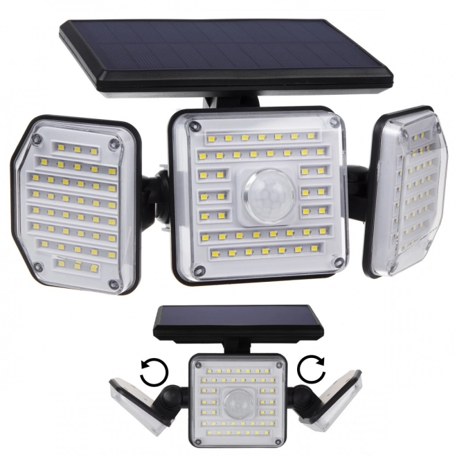 Éclairage LED solaire avec capteur de mouvement