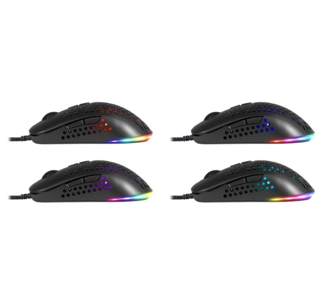 Souris de jeu Shepard avec éclairage RGB
