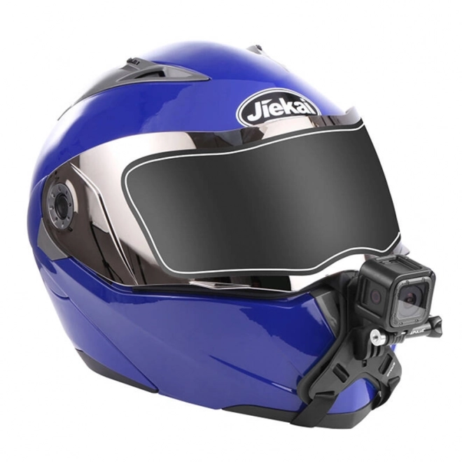 Support PULUZ pour sangle de menton de casque de moto pour caméras d'action