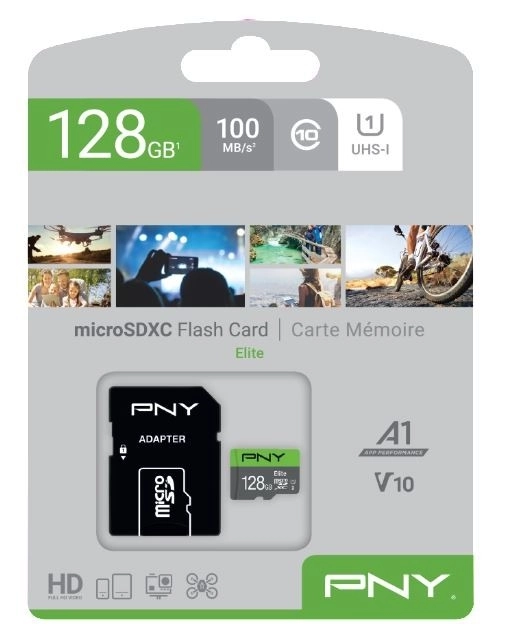 Carte mémoire MicroSDXC 128 Go P-SDU128V11100EL-GE