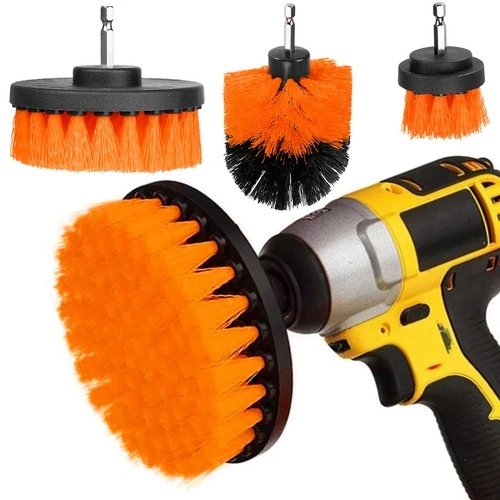 Brosses de nettoyage pour perceuse - 4 pcs