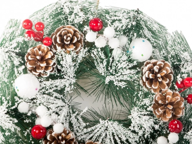 Couronne de Noël décoration de Noël décoration porte fenêtre