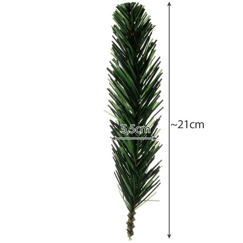 Brindilles de sapin artificielles 21 cm - 40 pcs