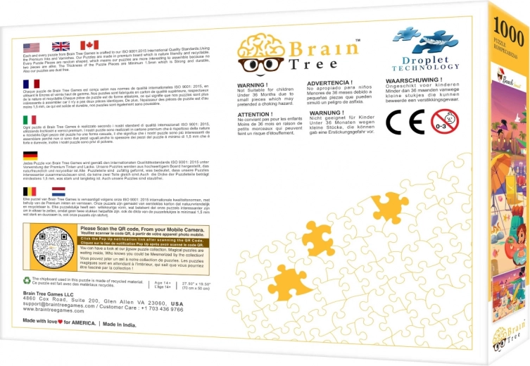 Riche assortiment d’accessoires dans la boîte