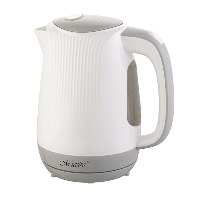 Bouilloire électrique Maestro 1,7 l 2200 W blanche