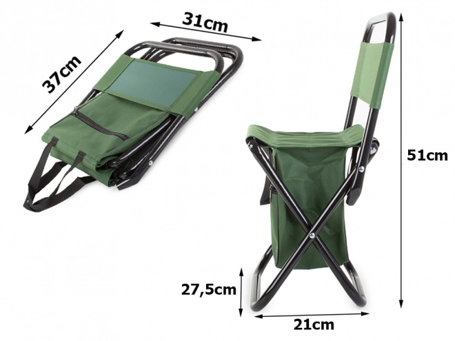 Sac pliant pour chaise de pêche et de randonnée