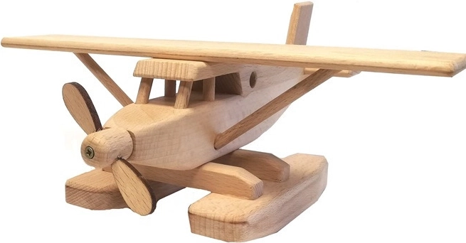 Hydravion en bois de hêtre
