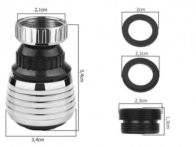 Aérateur pour robinet Rounder 360