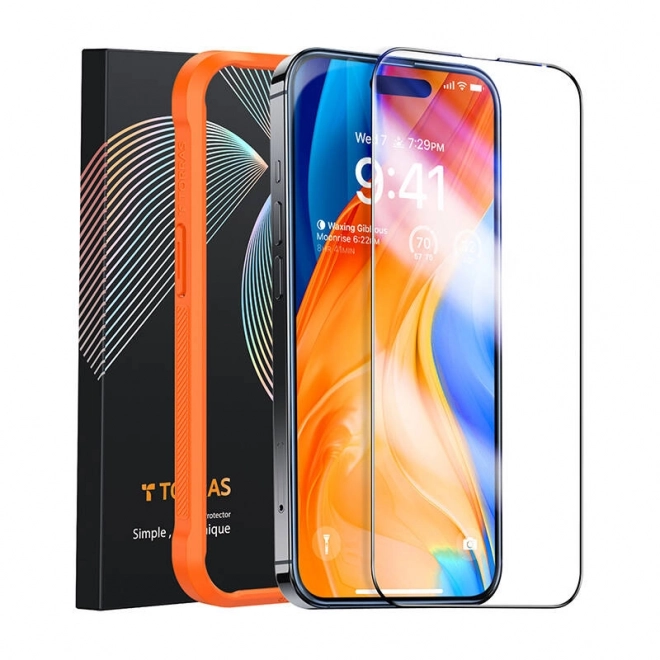 Verre trempé pour iPhone 15 Pro Max Torras Insta-III Master