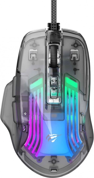 Souris de jeu filaire Havit avec éclairage RGB