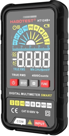 Large éventail de mesures avec True RMS