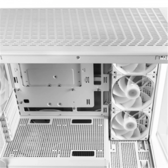 Armoire MAG PANO M100R PZ blanche avec verre trempé et USB