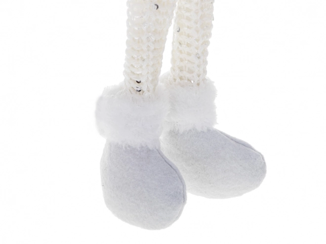 Lutin de Noël avec barbe blanche 47cm