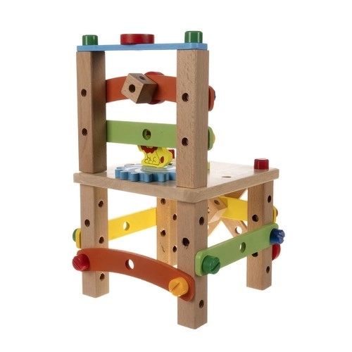 Chaise éducative en bois