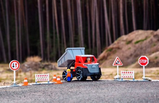 Auto Truxx 2 camion benne en plastique 26cm avec figurine 27x15x16cm 24m+
