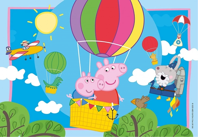 Peppa Pig : Aventures de Peppa Puzzle 2x12 pièces