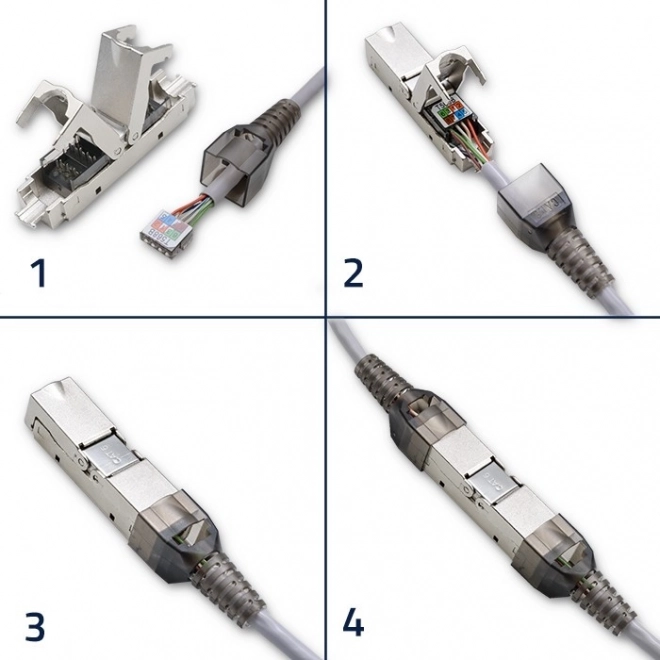 Connecteur RJ45 STP Cat6 sans outil