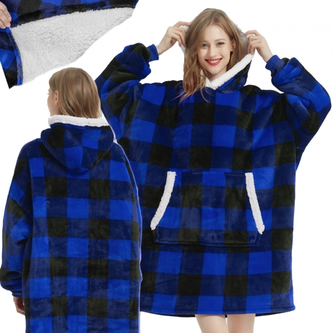 Chaud pull oversize couverture à capuche