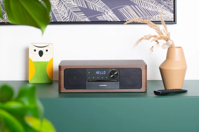 Microphone tout-en-un Bluetooth, HDMI ARC, entrée optique CD/MP3/USB/AUX Horloge/Réveil