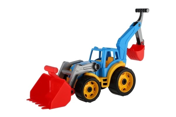 Tracteur avec pelle et excavateur
