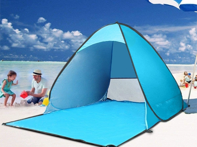 Tente de plage autoportante avec protection UV